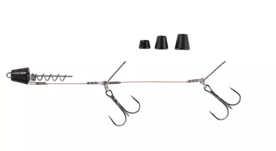 BALZER Shirasu Hecht-System Screw In/Wechselgewicht fluo-rot 14cm 1/0 — 9.00 schwarz